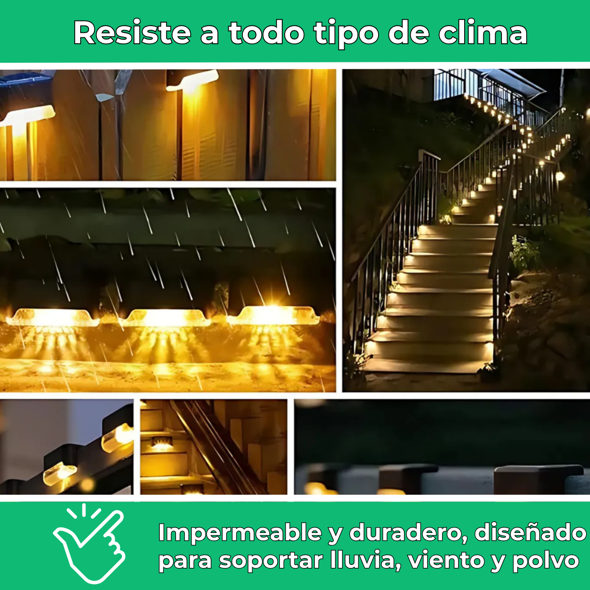 Luces LED exterior |  Iluminación exterior automática e impermeable