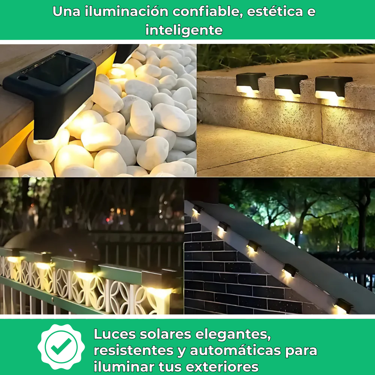 Luces LED exterior |  Iluminación exterior automática e impermeable